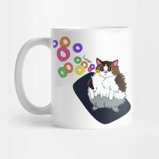 Loops cat Mug